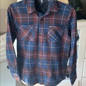 Volvo’s Boys Flannel Shirt sz 12Y